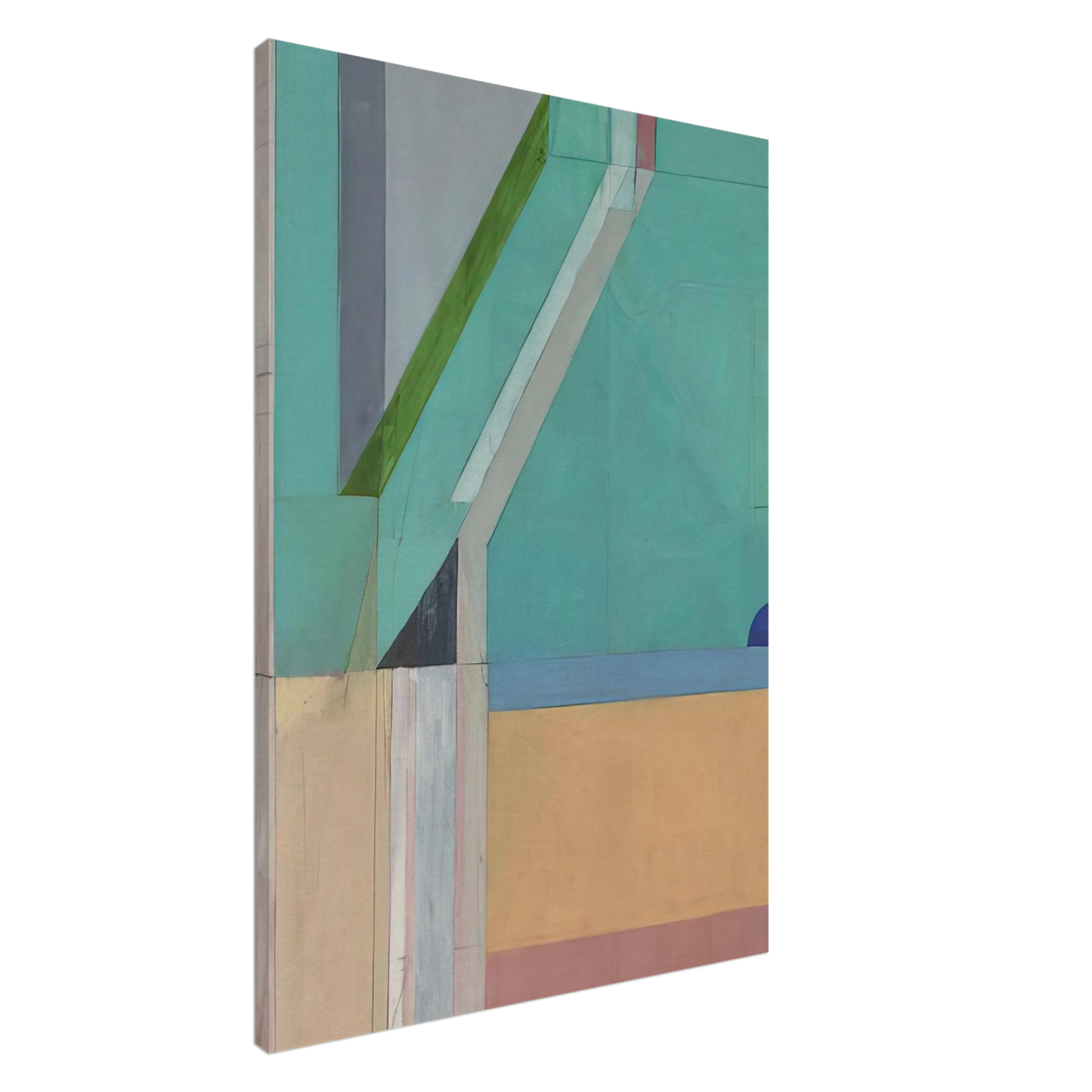 Richard Diebenkorn - Ocean Park #40 Canvas - 20x30 cm / 8x12 inches-canvas