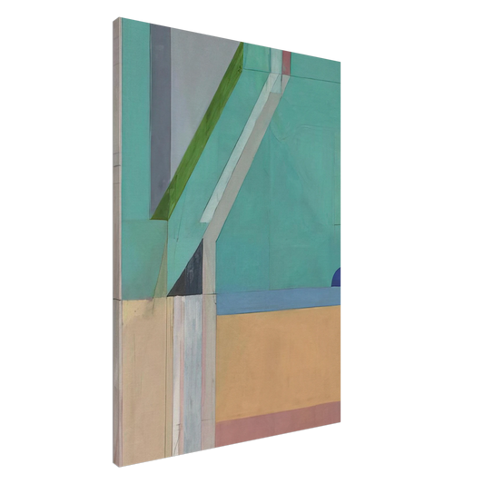 Richard Diebenkorn - Ocean Park #40 Canvas - 20x30 cm / 8x12 inches-canvas