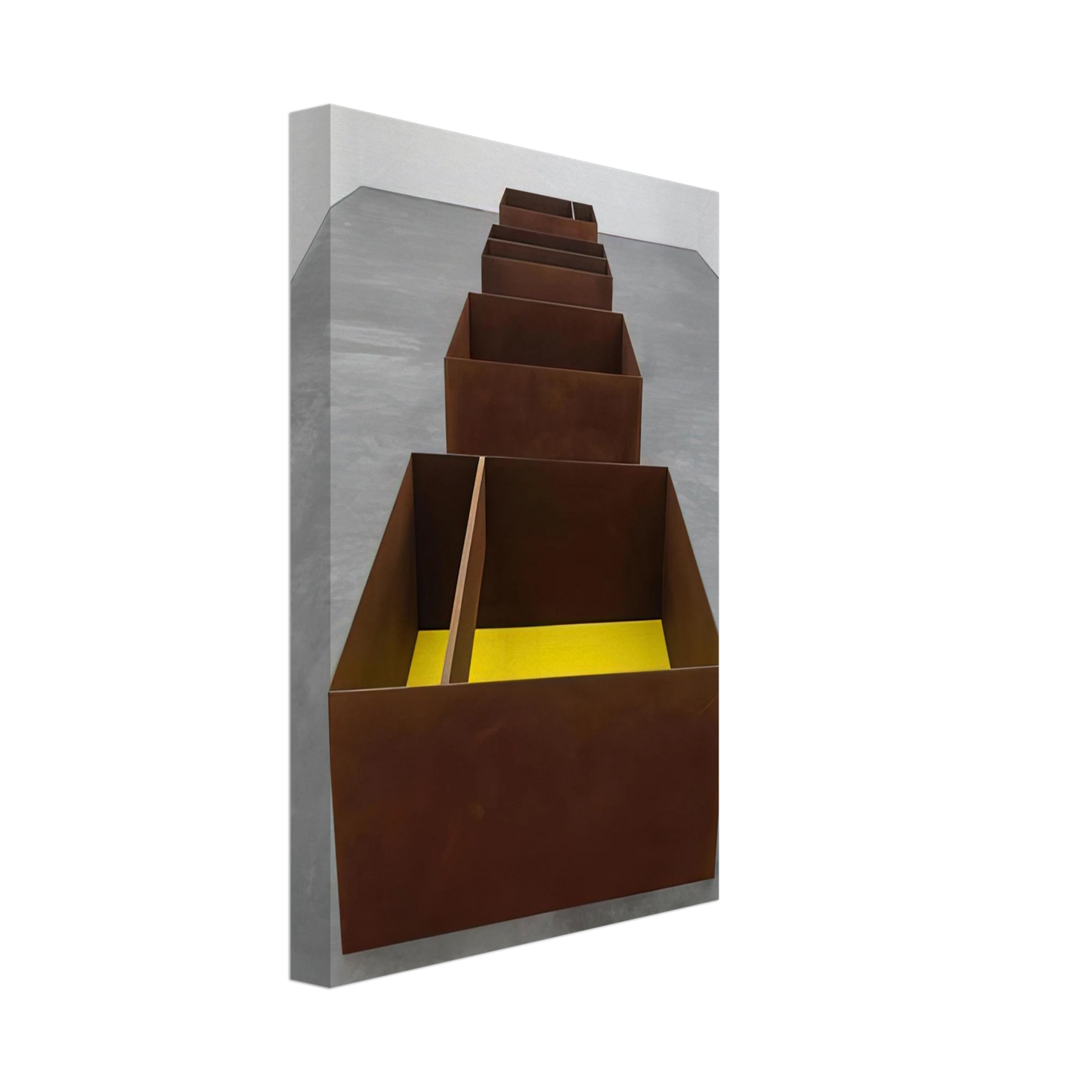 Donald Judd - Untitled JUDDO0511-JUDDO0514 - 1989 Canvas - 70x100 cm / 28x40 inches-canvas