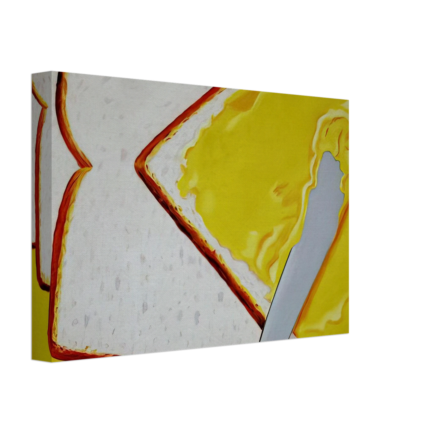 James Rosenquist - White Bread Canvas - 70x100 cm / 28x40 inches-canvas