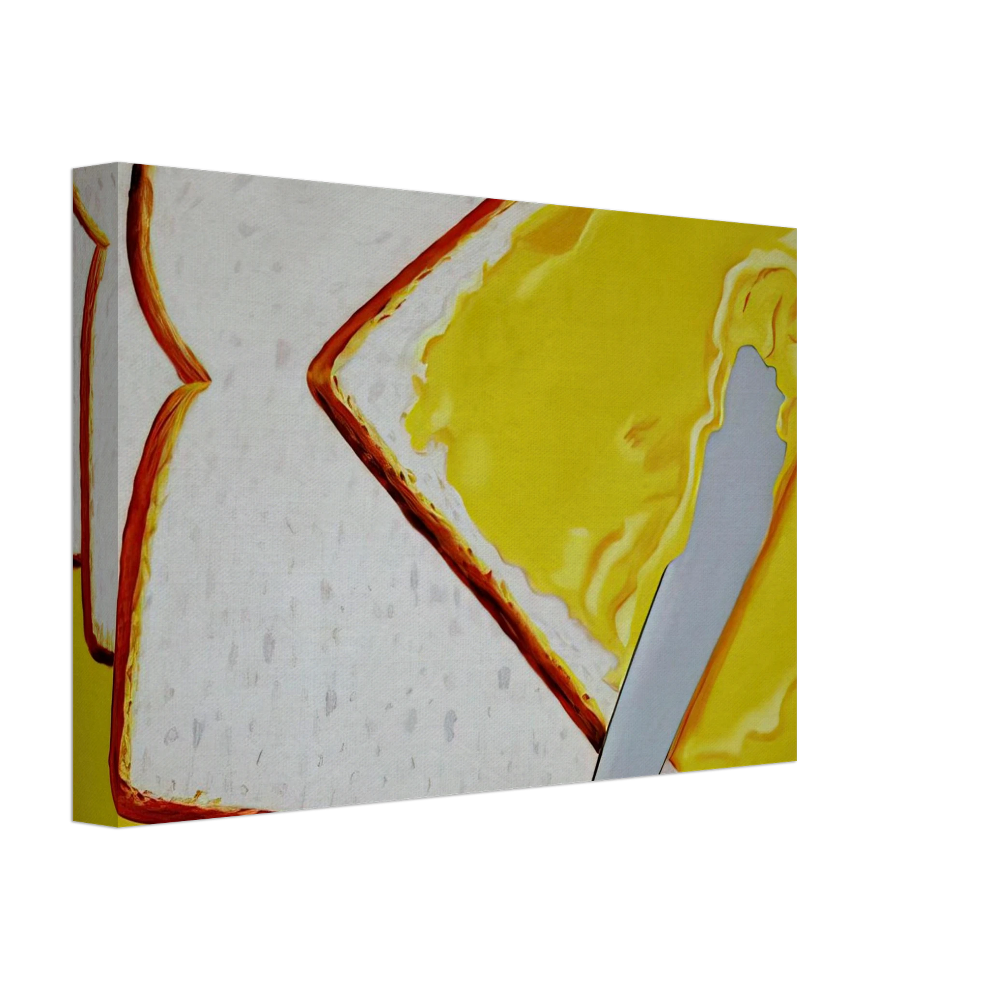 James Rosenquist - White Bread Canvas - 70x100 cm / 28x40 inches-canvas