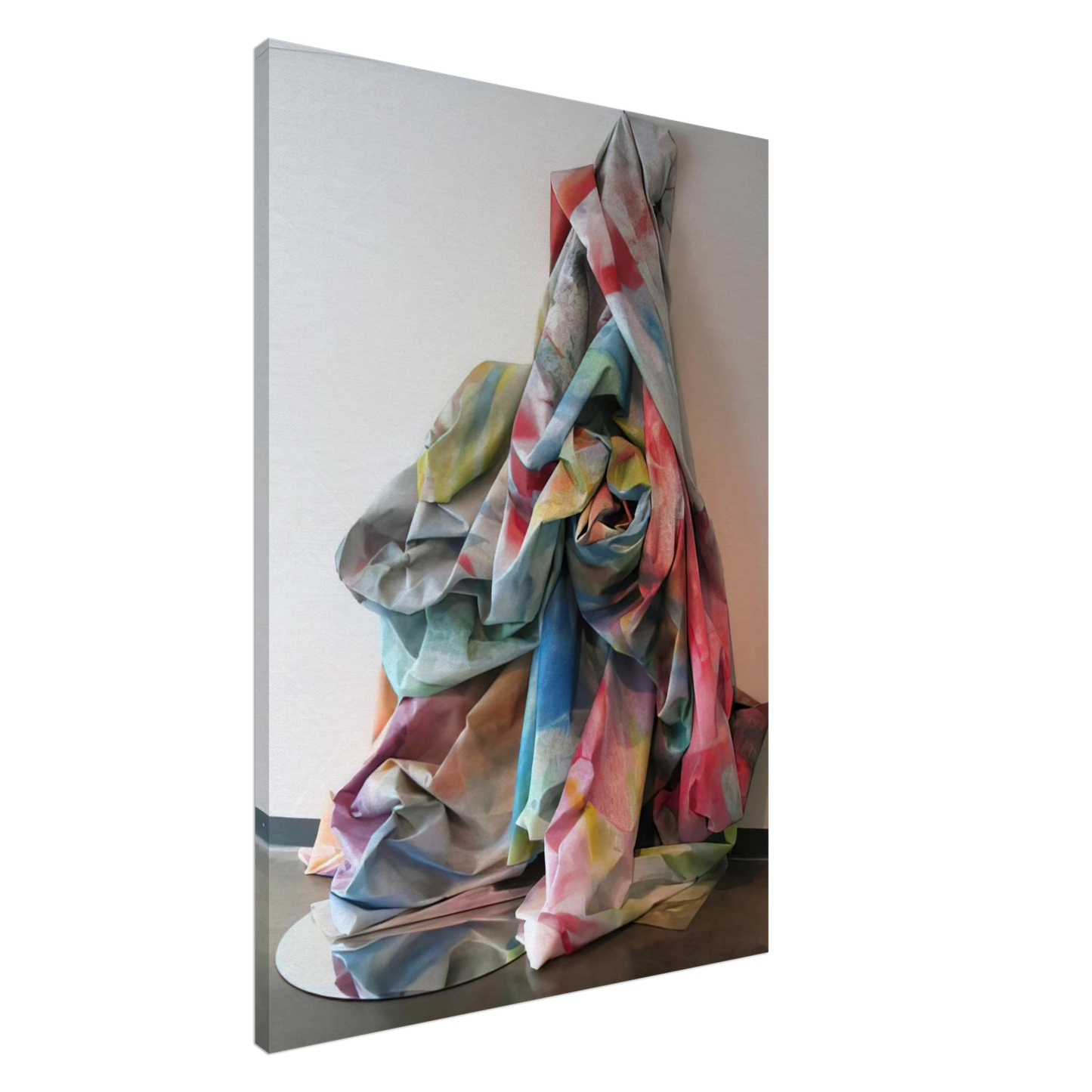 Sam Gilliam - Wall Cascade with Mirror Canvas - 20x30 cm / 8x12 inches-canvas