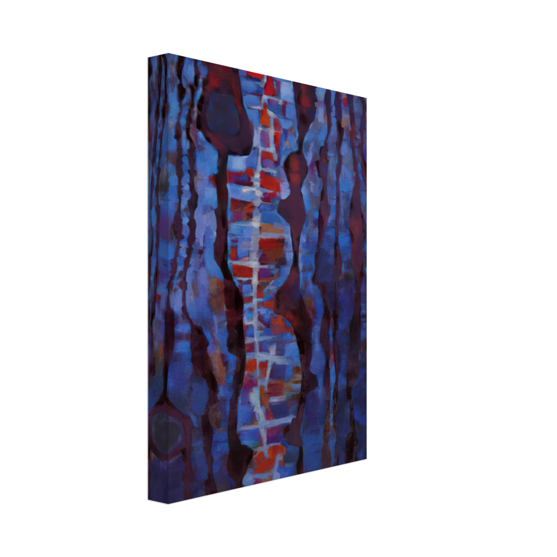 Alfred Manessier - L'offrande de la Terre ou Hommage a Teilhard de Chardin - 1962 Canvas - 70x100 cm / 28x40 inches-canvas