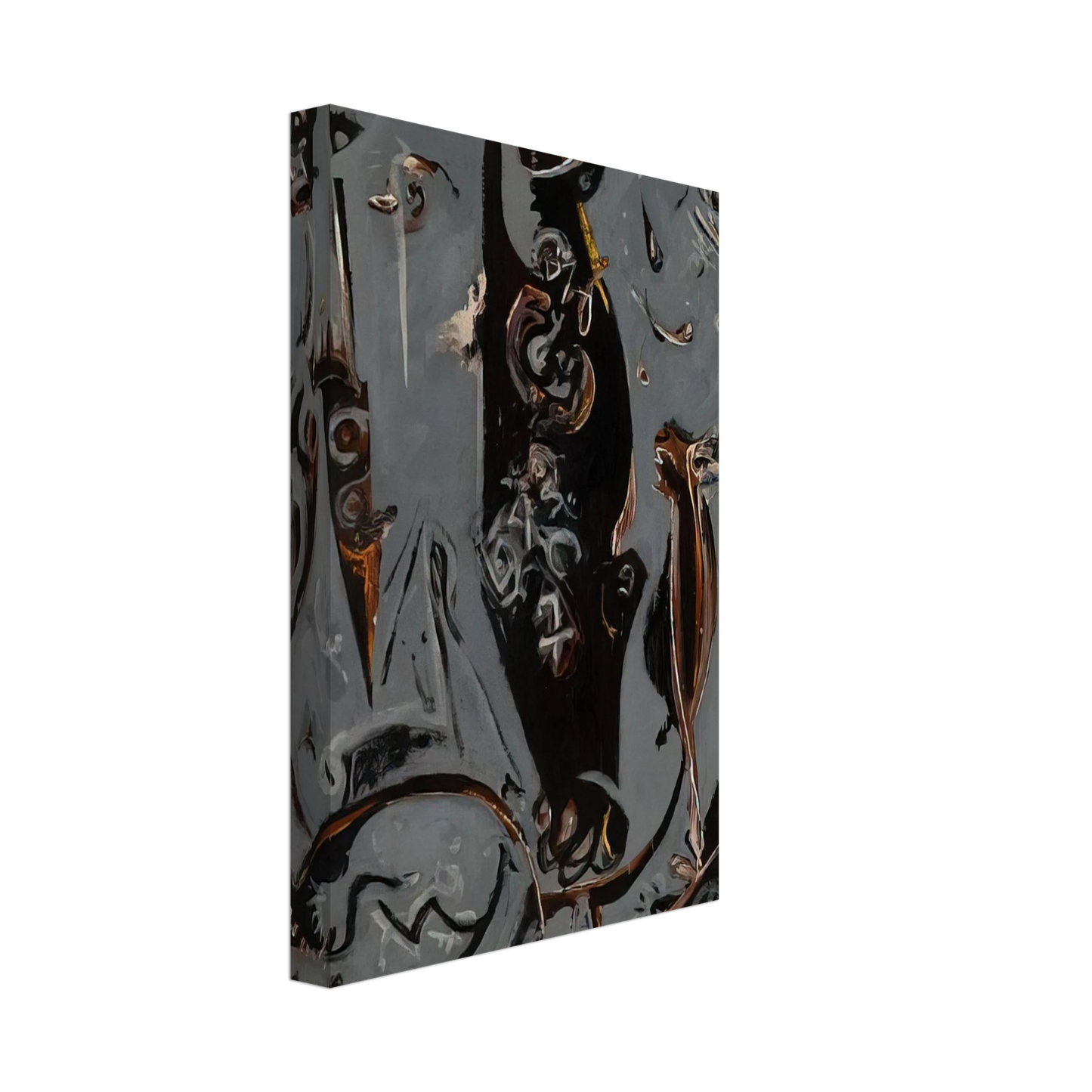 Jackson Pollock - TOTEM LESSON 2 1945 Canvas - 70x100 cm / 28x40 inches-canvas