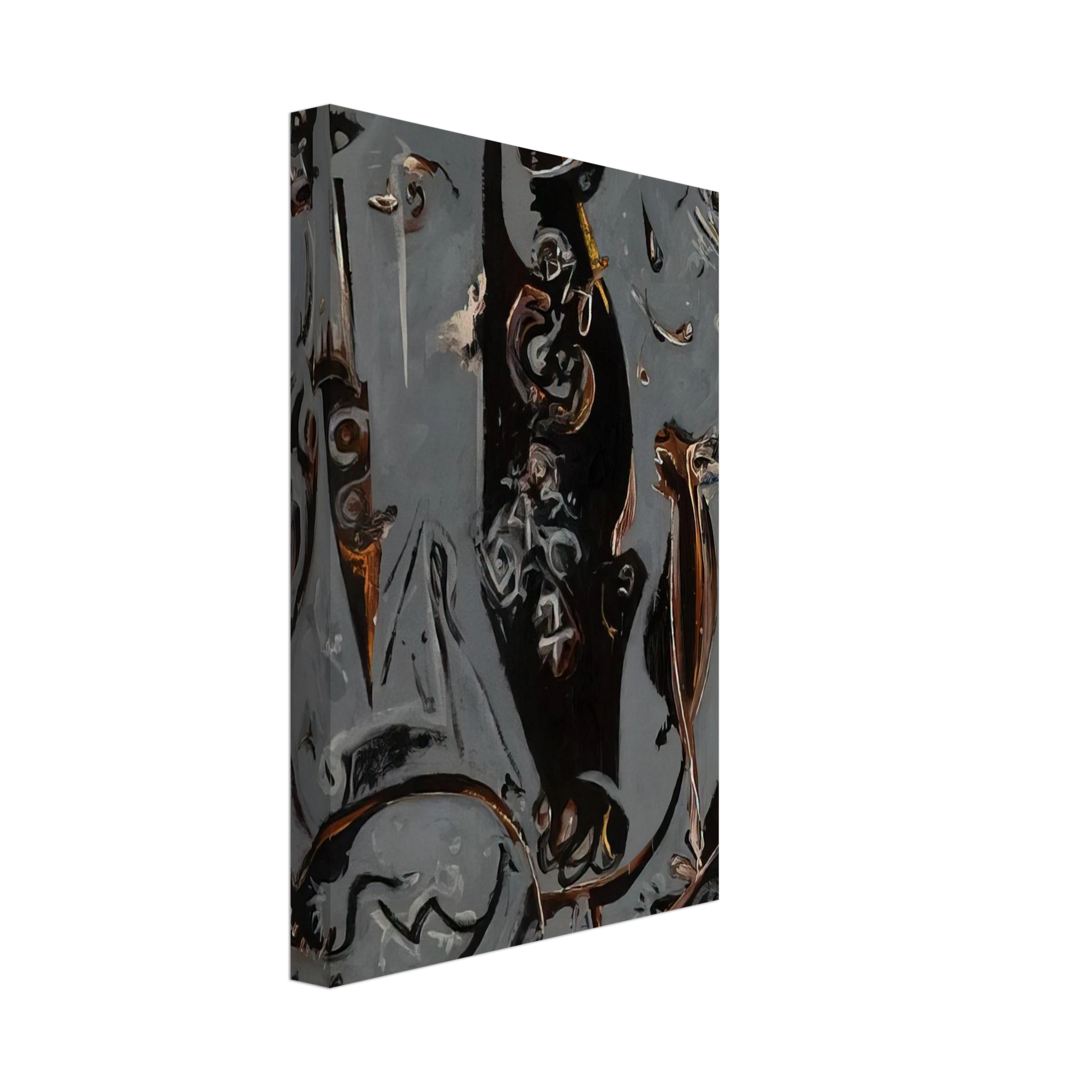 Jackson Pollock - TOTEM LESSON 2 1945 Canvas - 70x100 cm / 28x40 inches-canvas