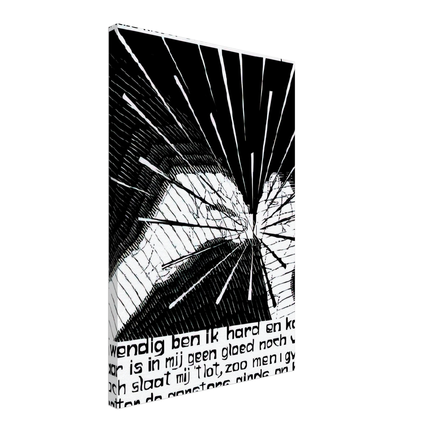 MC Escher - EMBLEMATA FLINT Canvas - 70x100 cm / 28x40 inches-canvas