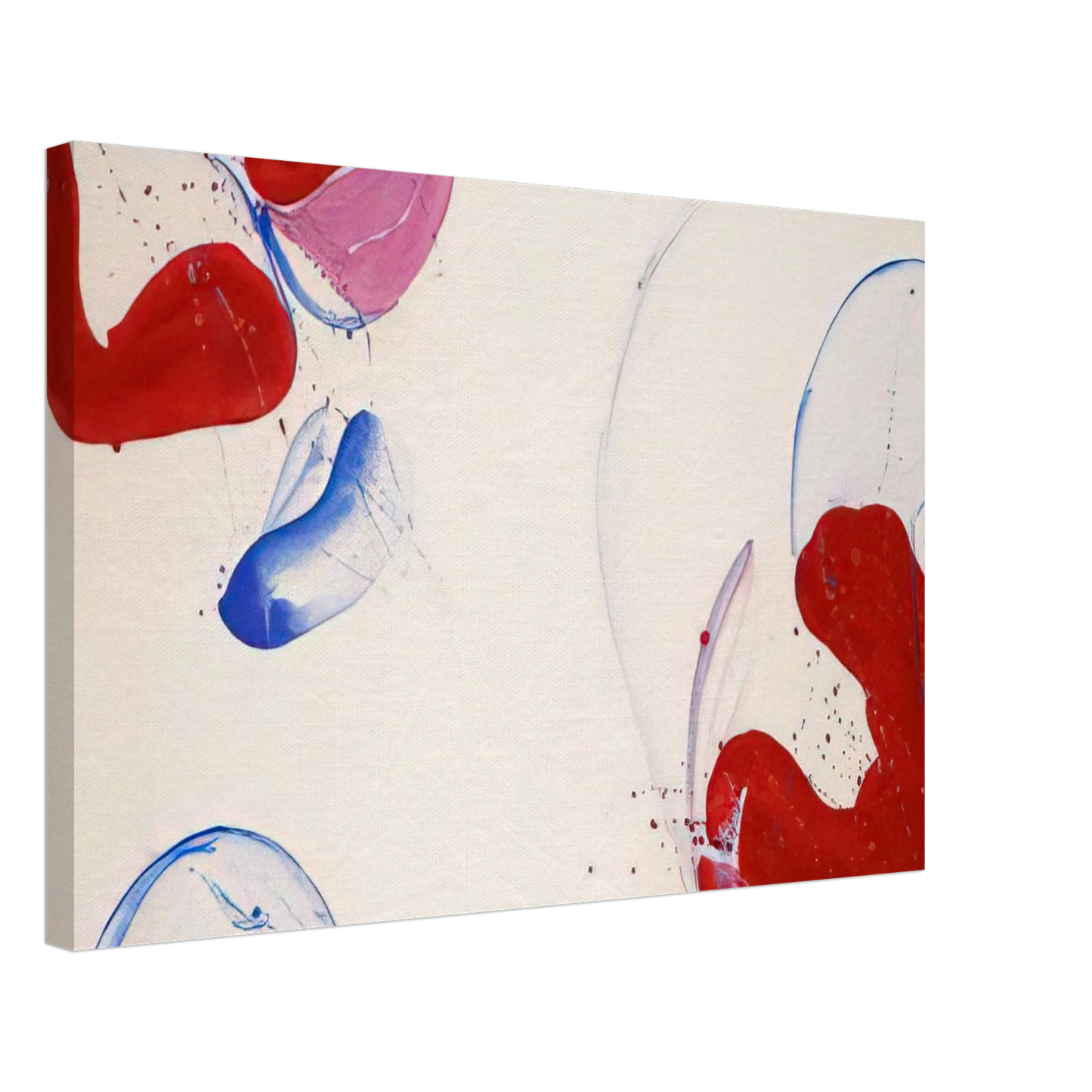 Sam Francis - Untitled  SF 61-012  Canvas - 40x60 cm / 16x24 inches-canvas