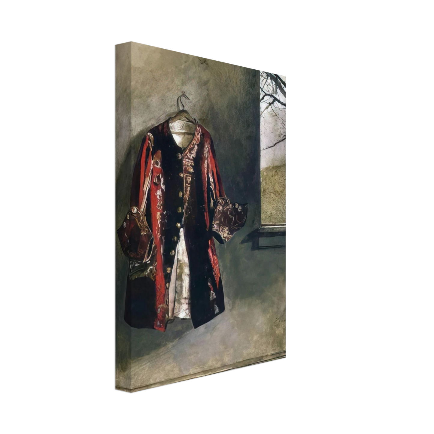 Andrew Wyeth - CURTAIN CALL Canvas - 70x100 cm / 28x40 inches-canvas