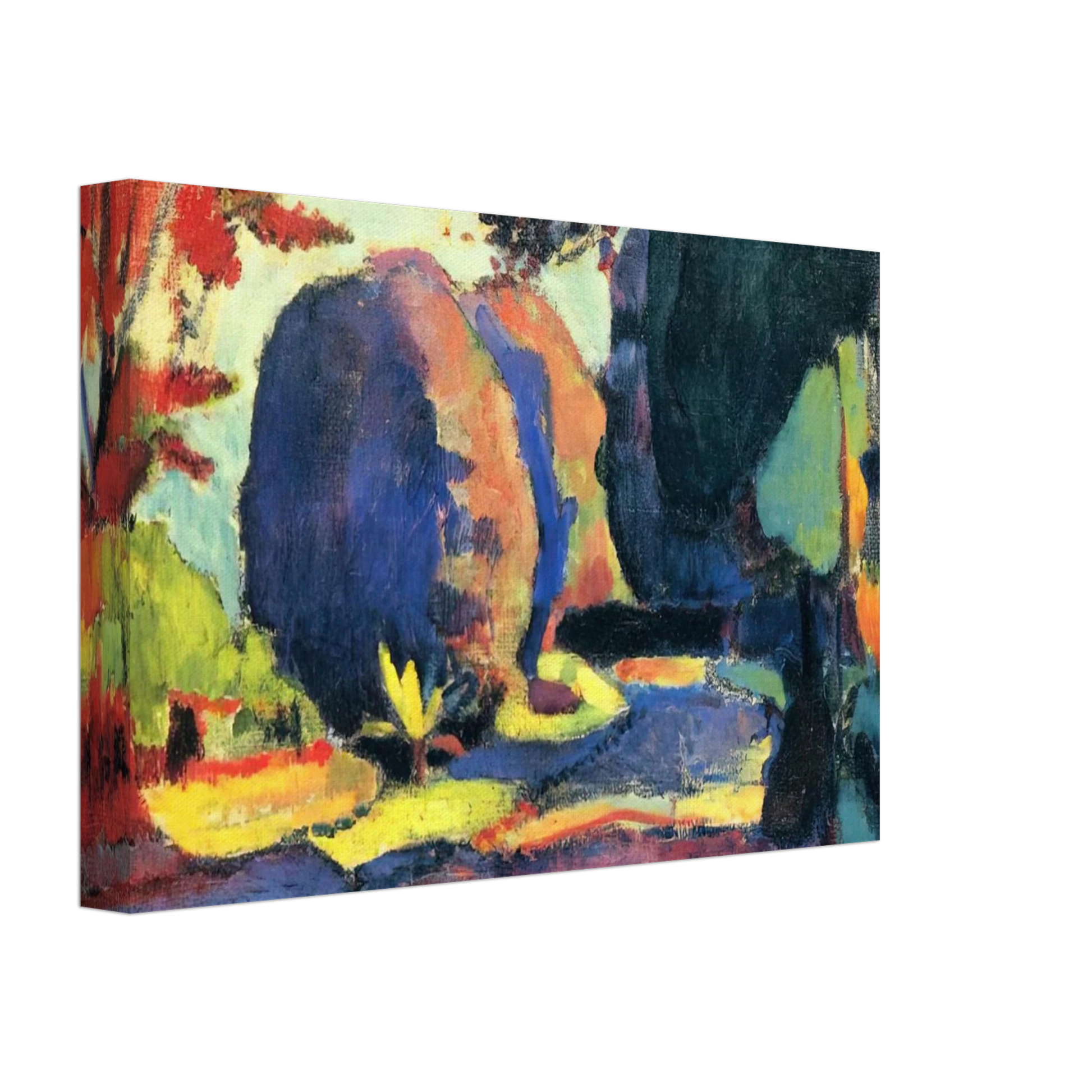 Henri Matisse - THE LUXEMBOURG GARDENS 1901 Canvas - 40x60 cm / 16x24 inches-canvas