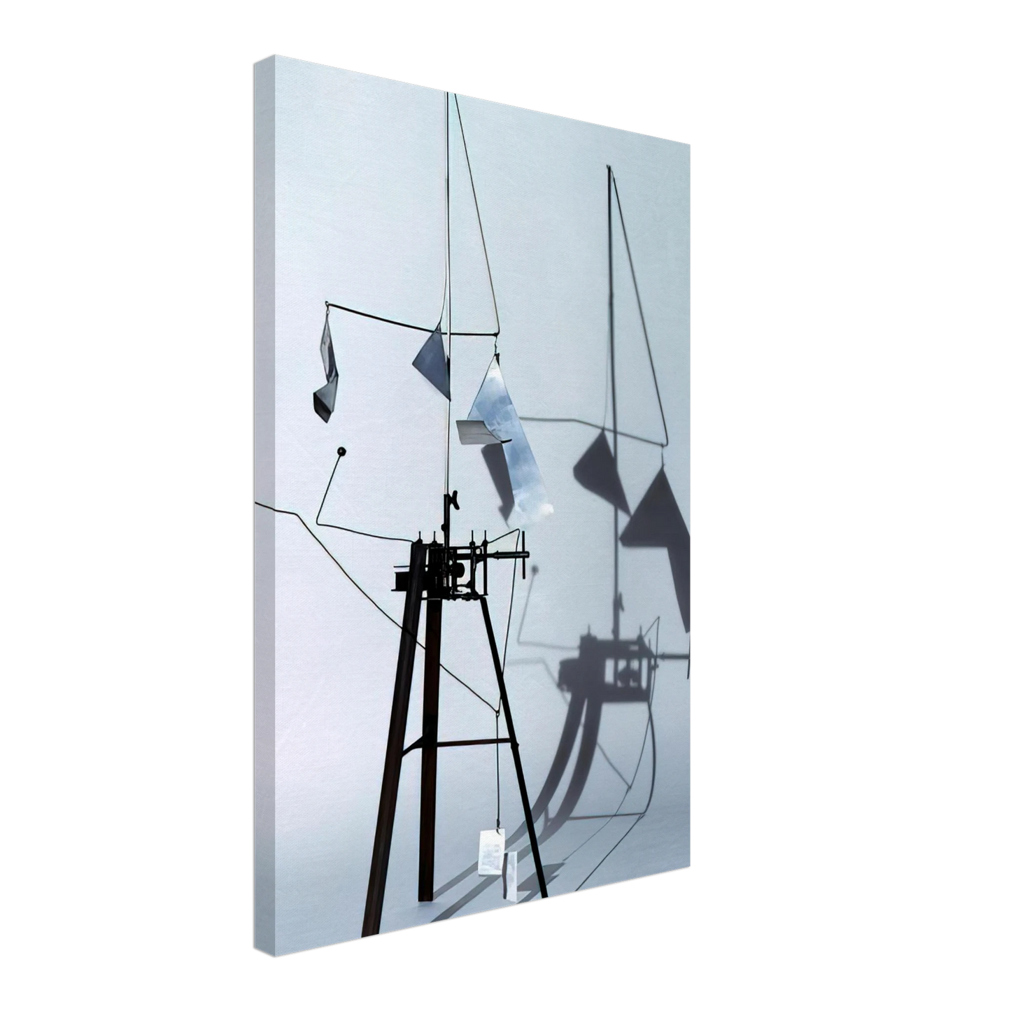 Bruno Munari - Useless Machine Arrhythmic Carousel - 1953 Canvas - 70x100 cm / 28x40 inches-canvas