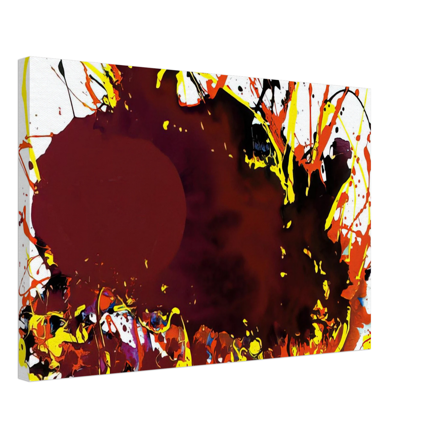 Sam Francis - Untitled  SFP94-139  SFF 1809  Canvas - 40x60 cm / 16x24 inches-canvas