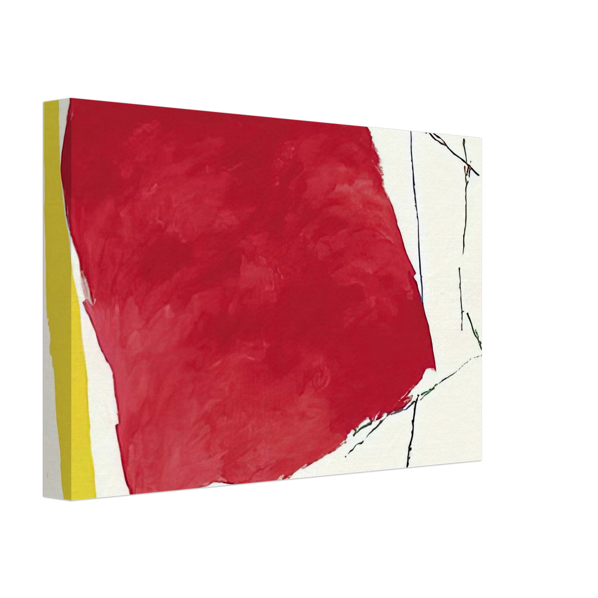 Ray Parker - Untitled - 1979 Canvas - 40x60 cm / 16x24 inches-canvas