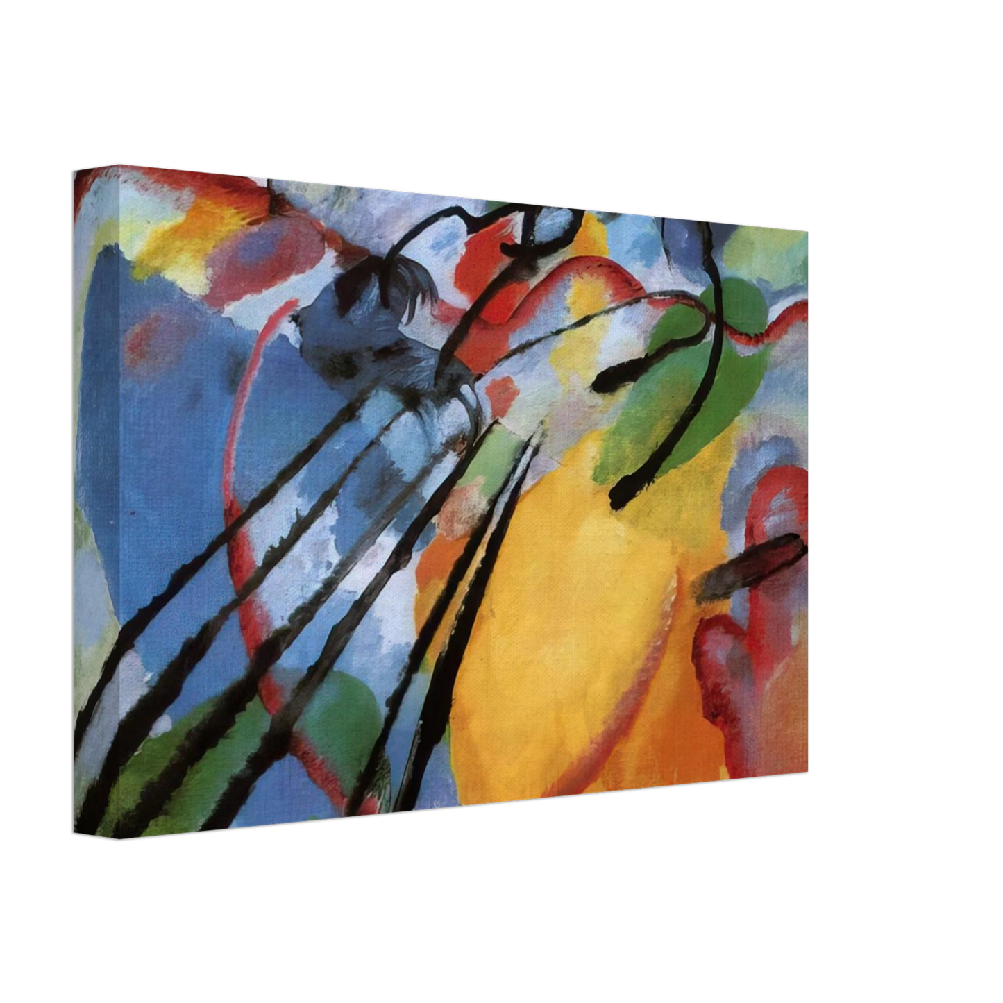 Wassily Kandinsky - IMPROVISATION 26 ROWING 1912 Canvas - 70x100 cm / 28x40 inches-canvas