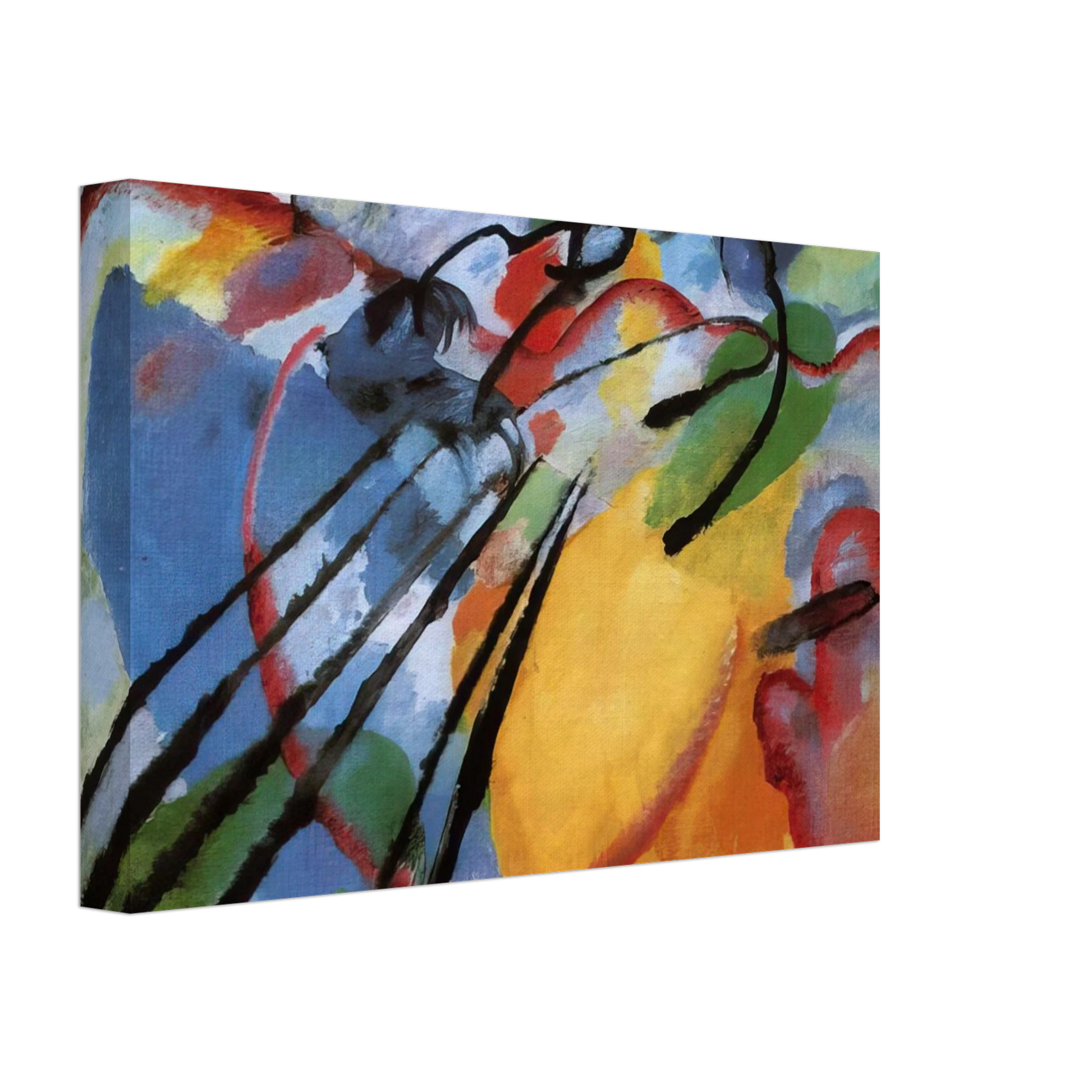 Wassily Kandinsky - IMPROVISATION 26 ROWING 1912 Canvas - 70x100 cm / 28x40 inches-canvas