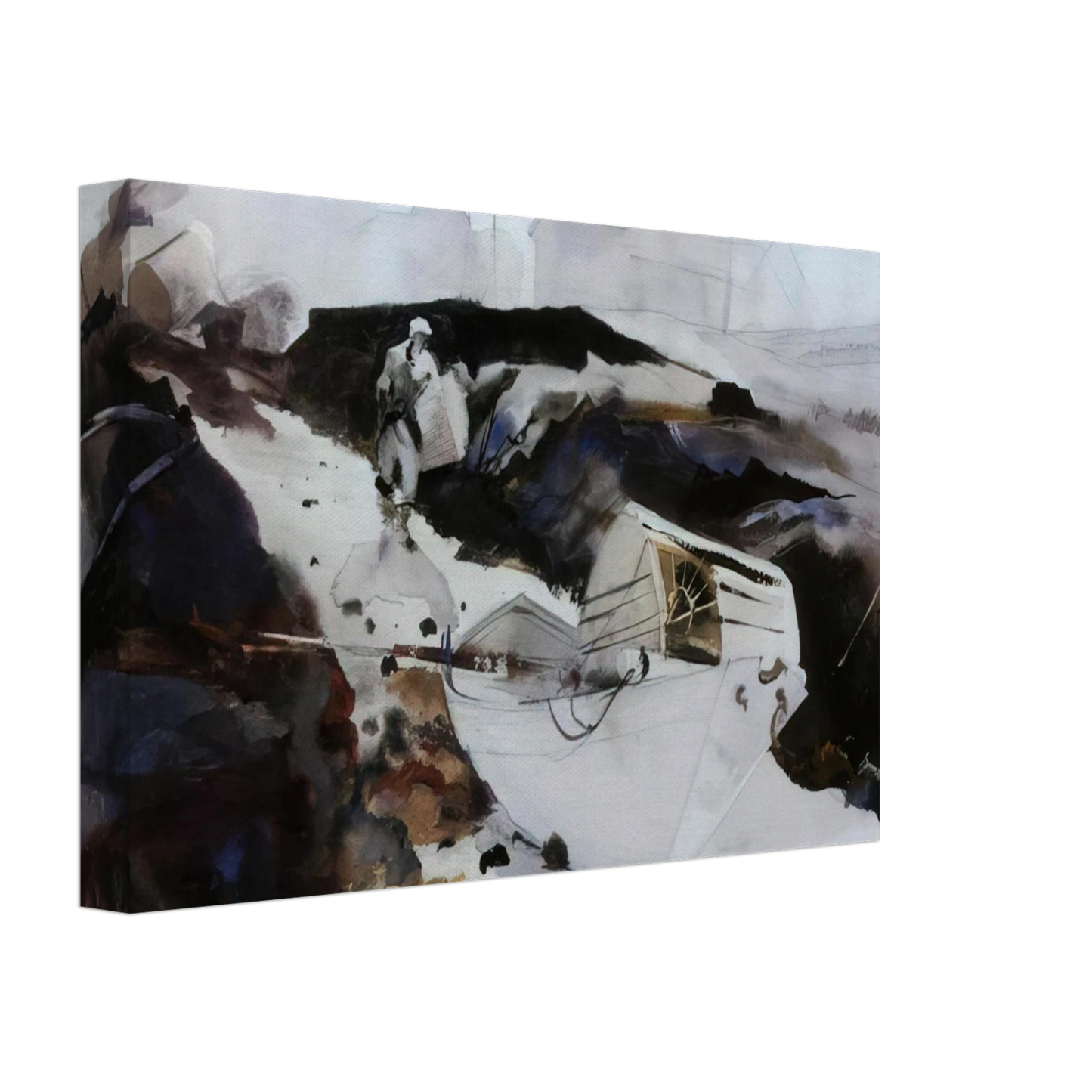 Andrew Wyeth - THE WHITE DORY 1941 Canvas - 40x60 cm / 16x24 inches-canvas