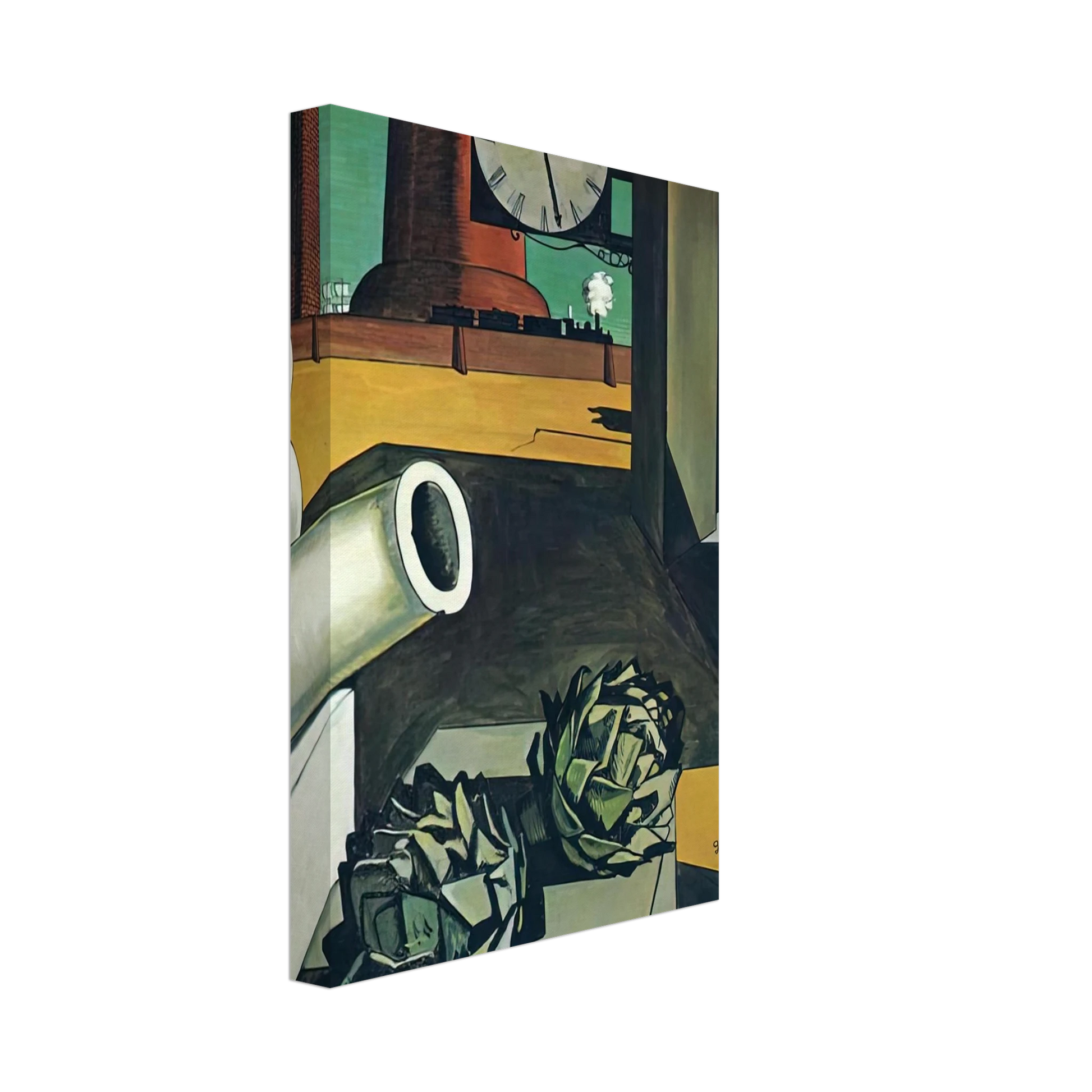 Giorgio de Chirico - THE CONQUEST OF THE PHILOSOPHER 1914 Canvas - 70x100 cm / 28x40 inches-canvas