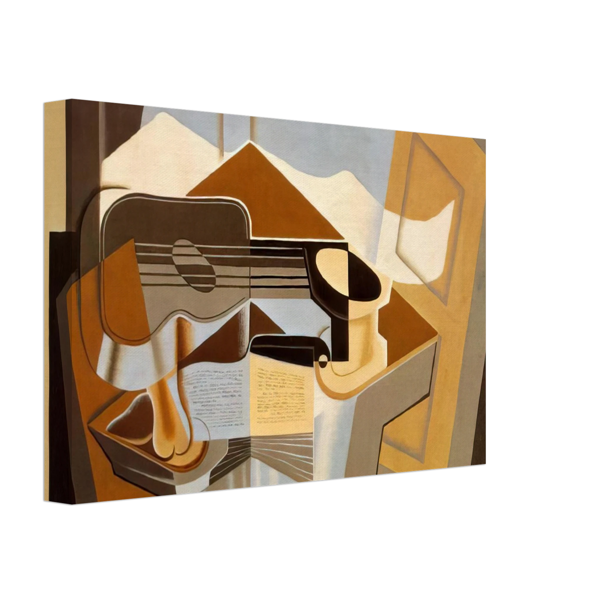 Juan Gris - THE MOUNTAIN LE CANIGOU 1921 Canvas - 70x100 cm / 28x40 inches-canvas