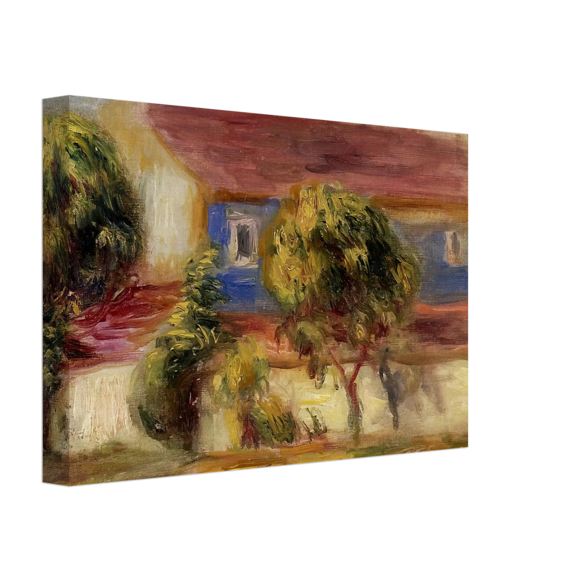 Pierre-Auguste Renoir - The Artist s House Canvas - 40x60 cm / 16x24 inches-canvas