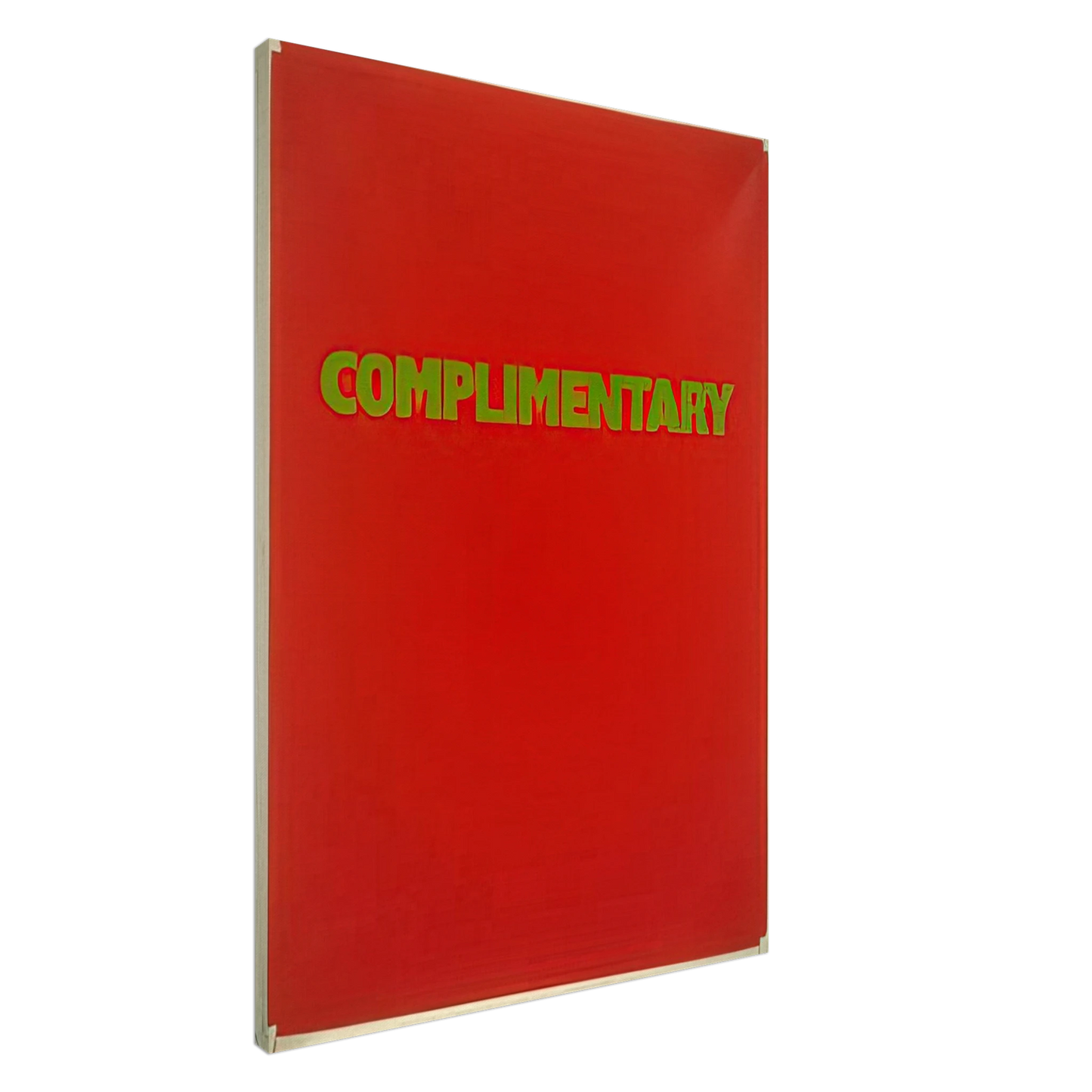 Billy Apple - Complimentary - 1990 Canvas - 20x30 cm / 8x12 inches-canvas