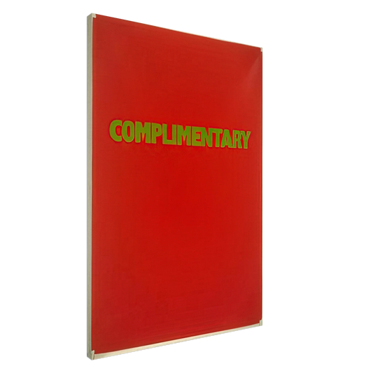 Billy Apple - Complimentary - 1990 Canvas - 20x30 cm / 8x12 inches-canvas