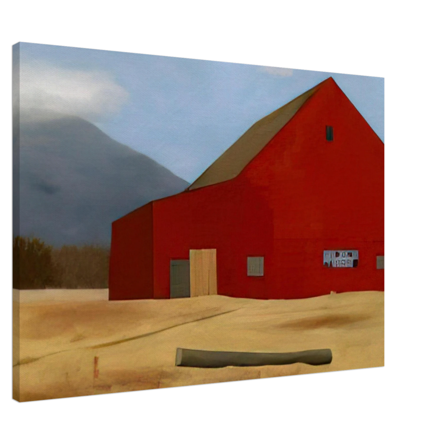 Ralston Crawford - Orange no. 2 1939 - Precisionism Canvas - 20x30 cm / 8x12 inches-canvas