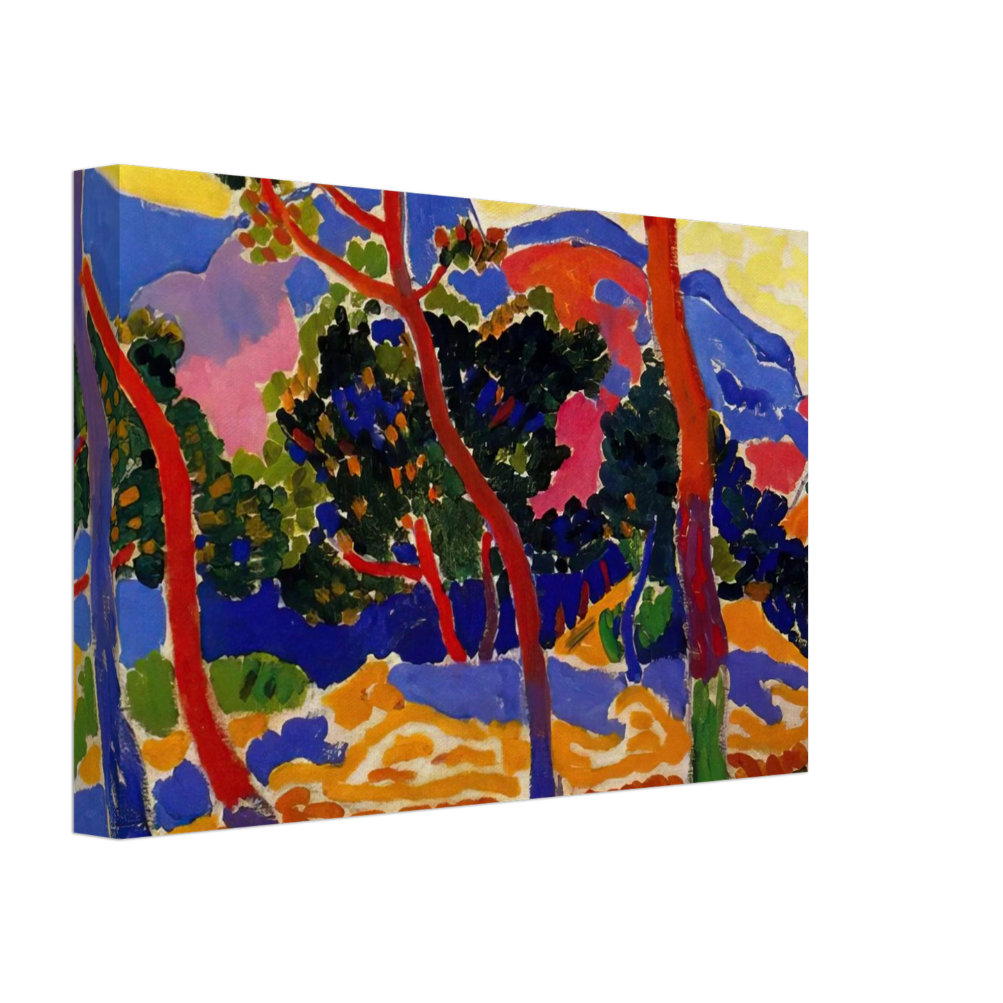 Andre Derain - THE TREES Canvas - 40x60 cm / 16x24 inches-canvas