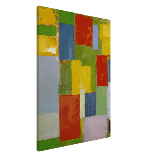 Hans Hofmann - Abstract Euphony Canvas - 20x30 cm / 8x12 inches-canvas