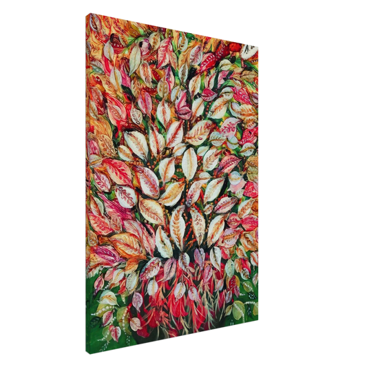 Seraphine Louis - Feuilles - 1928 Canvas - 20x30 cm / 8x12 inches-canvas