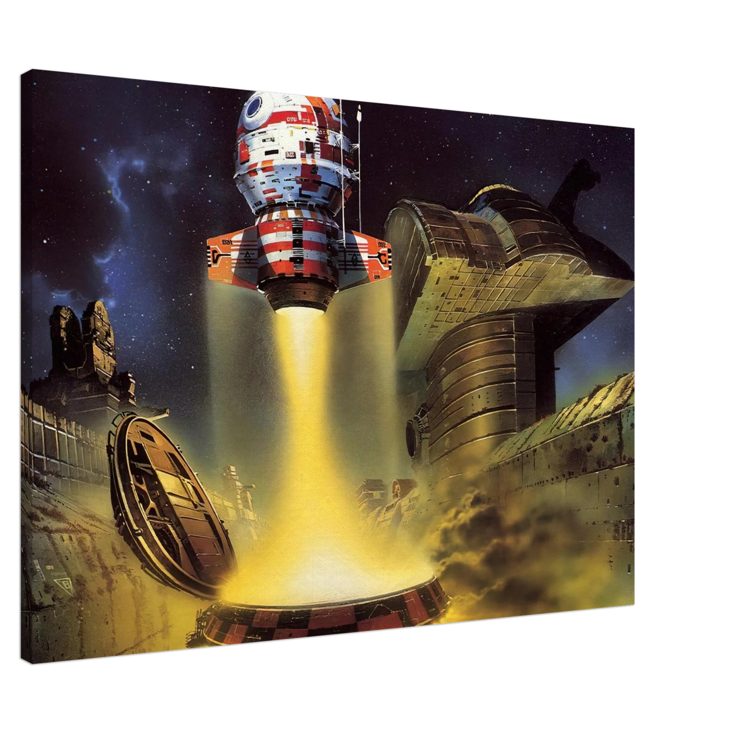 Chris Foss - Chris Foss Canvas - 20x30 cm / 8x12 inches-canvas