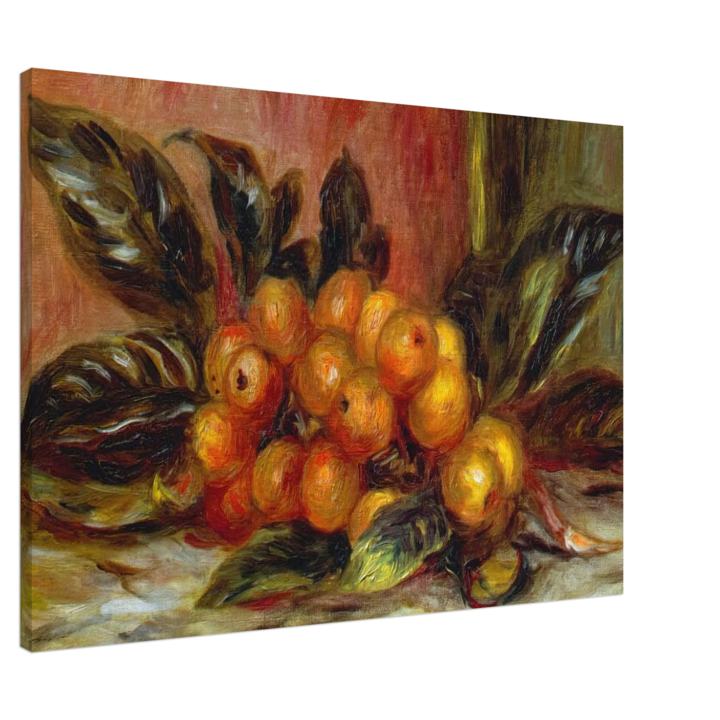 Pierre-Auguste Renoir - Medlar Branch Canvas - 20x30 cm / 8x12 inches-canvas