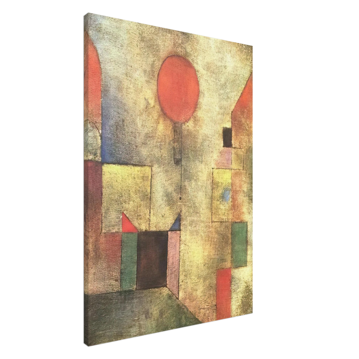 Paul Klee - RED BALLOON 1922 Canvas - 20x30 cm / 8x12 inches-canvas