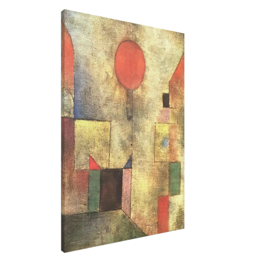 Paul Klee - RED BALLOON 1922 Canvas - 20x30 cm / 8x12 inches-canvas