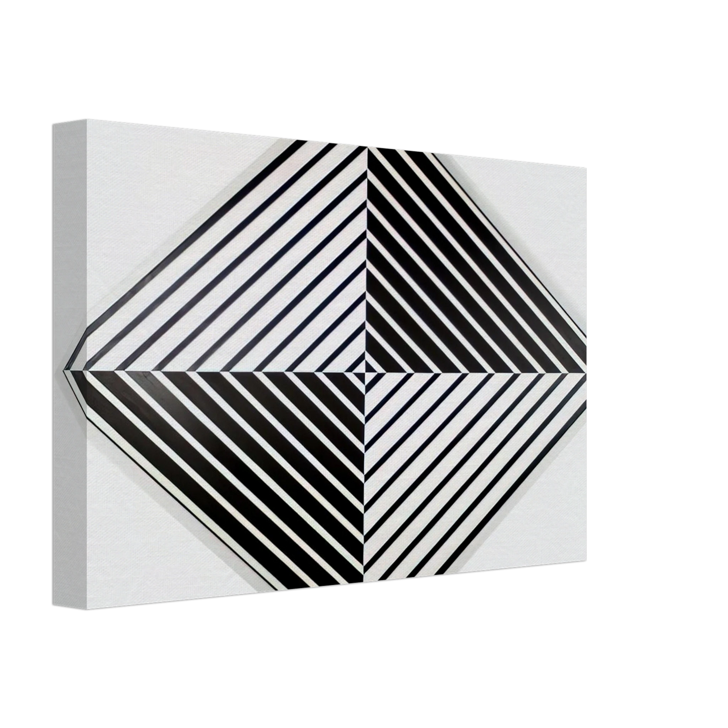 Carmen Herrera - Black and White - 1952 Canvas - 70x100 cm / 28x40 inches-canvas