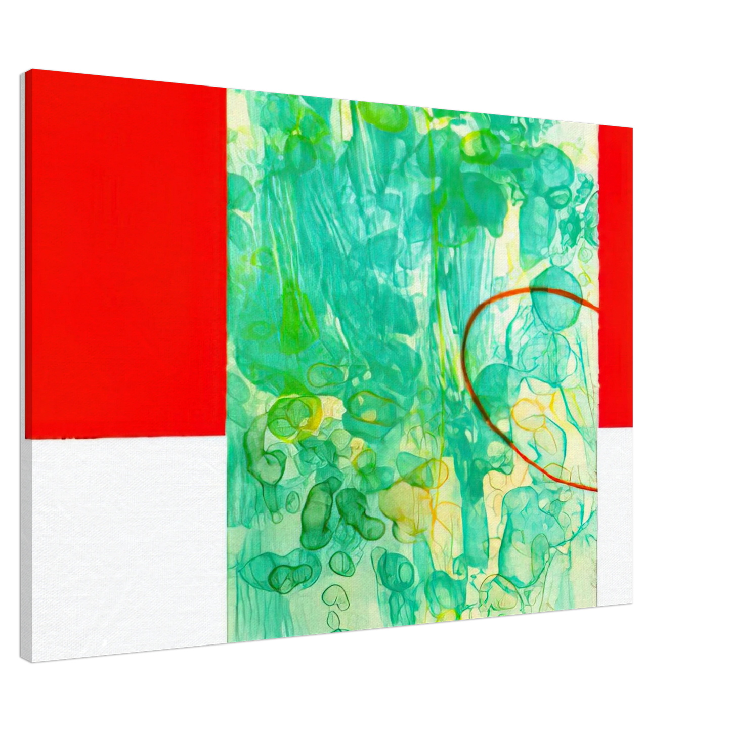 Sam Gilliam - Bluest Canvas - 20x30 cm / 8x12 inches-canvas