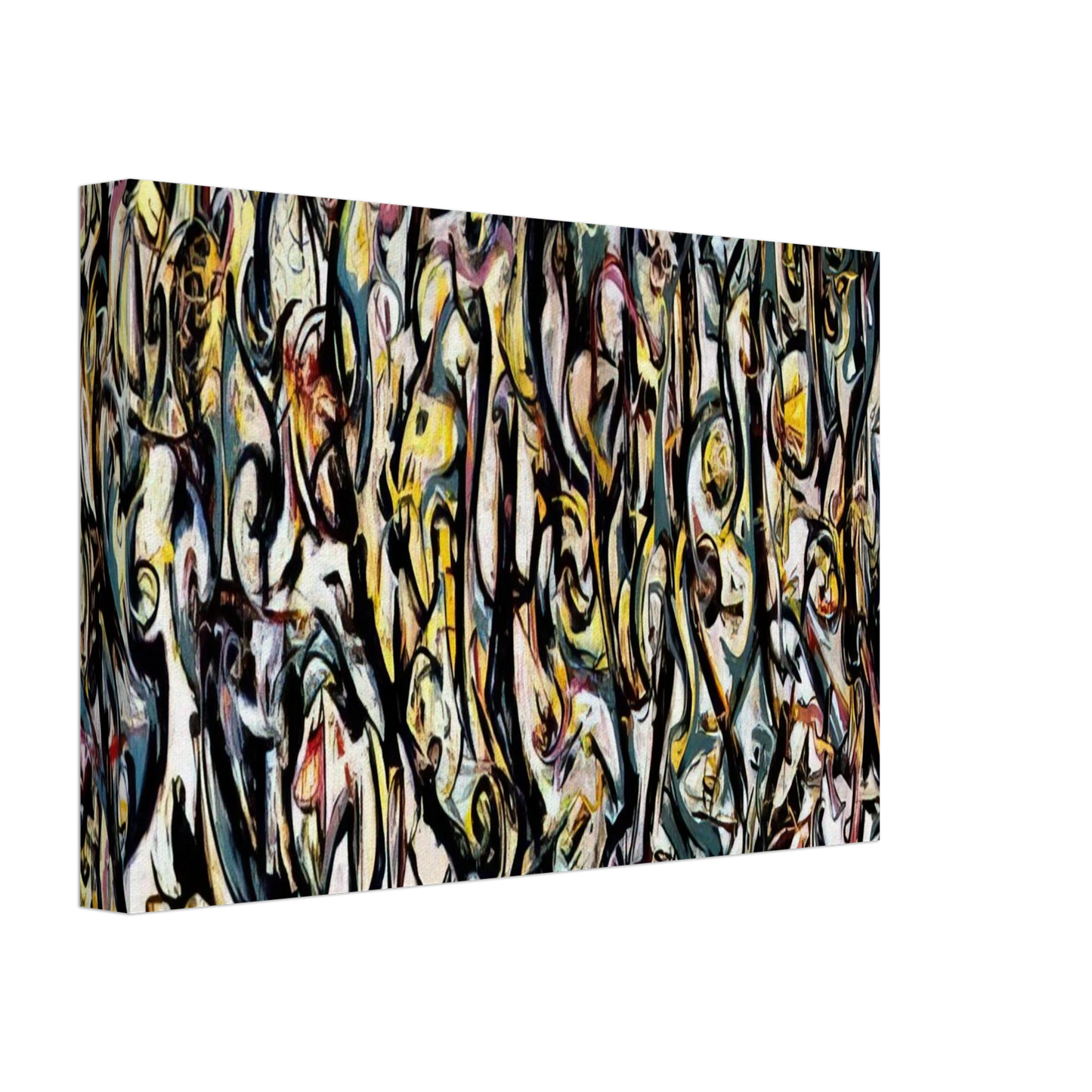 Jackson Pollock - MURAL 1943 1 Canvas - 70x100 cm / 28x40 inches-canvas