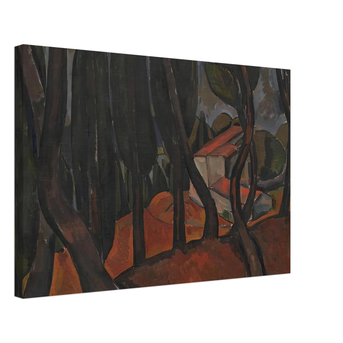 Andre Derain - FOREST AT MARTIGUES Canvas - 70x100 cm / 28x40 inches-canvas
