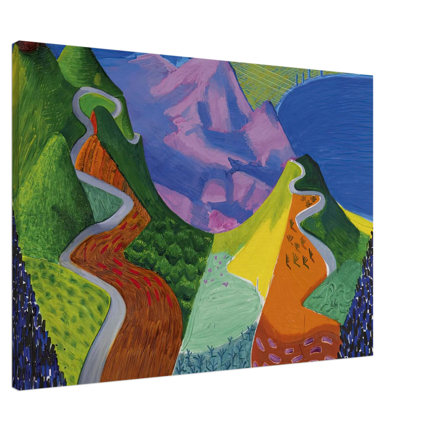 David Hockney - David Hockney Canvas - 20x30 cm / 8x12 inches-canvas