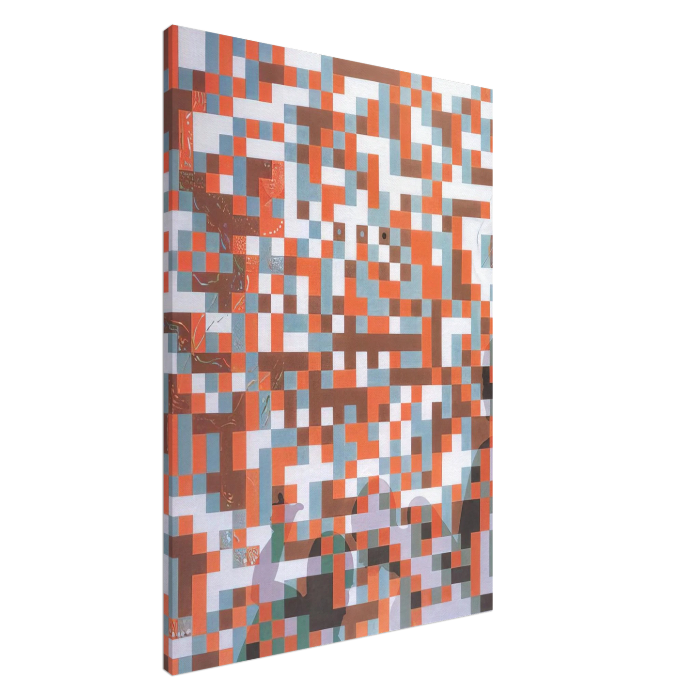 Salvador Dali - CYBERNETIC ODALISUQE HOMAGE TO BELA JULESZ Canvas - 20x30 cm / 8x12 inches-canvas