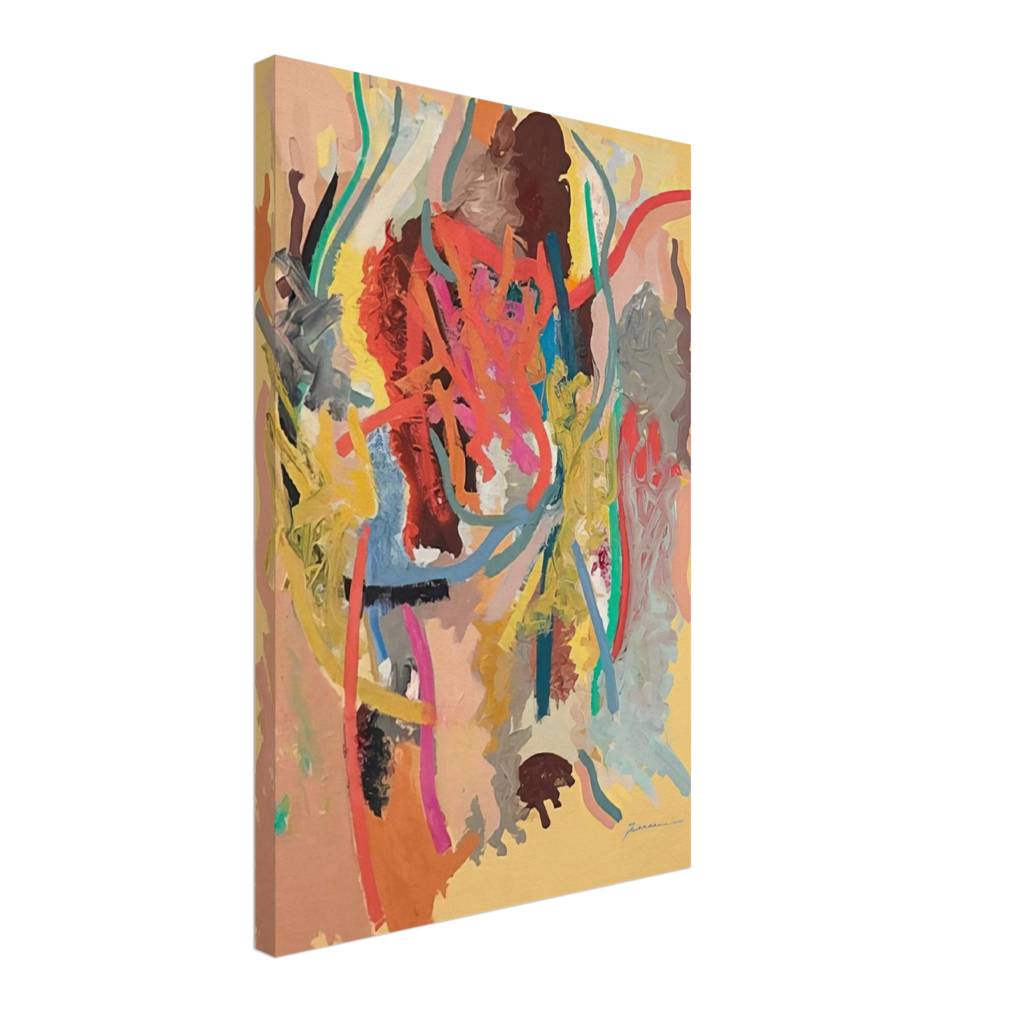 John Ferren - The Changeling - 1964 Canvas - 70x100 cm / 28x40 inches-canvas