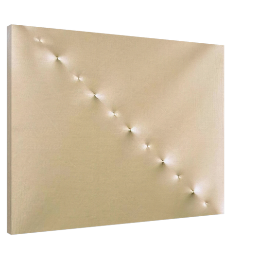 Enrico Castellani - Untitled - Spatialism Canvas - 20x30 cm / 8x12 inches-canvas