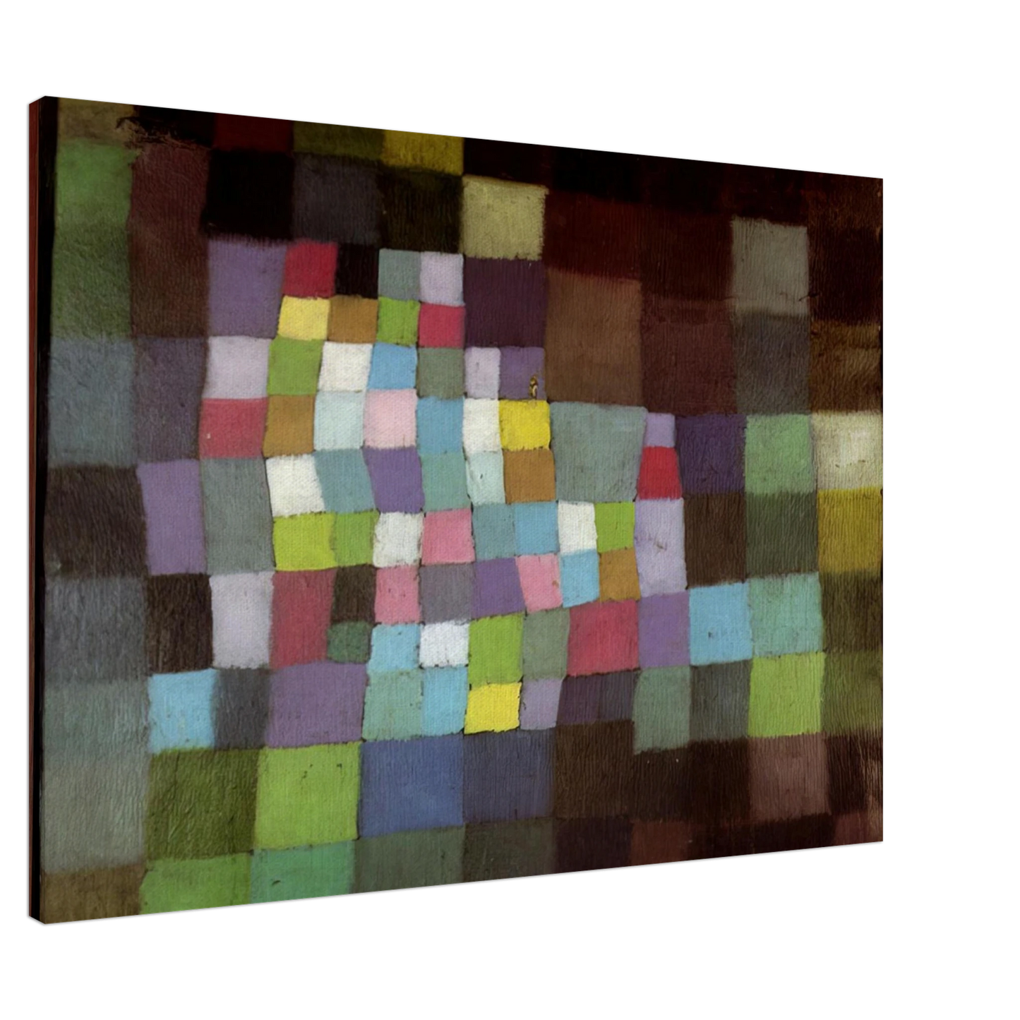 Paul Klee - ABSTRACTION WITH REFERENCE TO A FLOWERING TREE 1925 Canvas - 20x30 cm / 8x12 inches-canvas