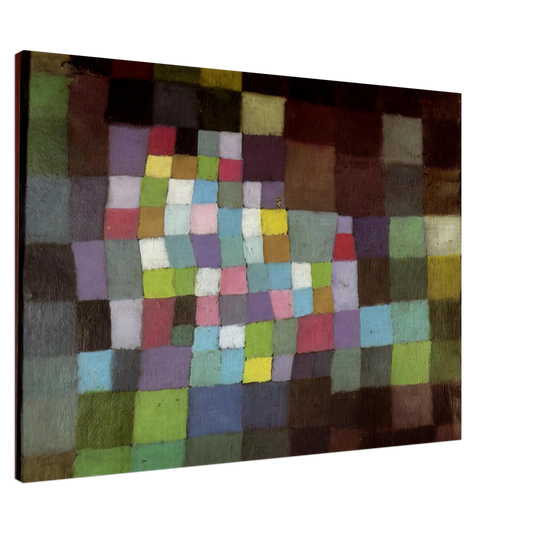 Paul Klee - ABSTRACTION WITH REFERENCE TO A FLOWERING TREE 1925 Canvas - 20x30 cm / 8x12 inches-canvas