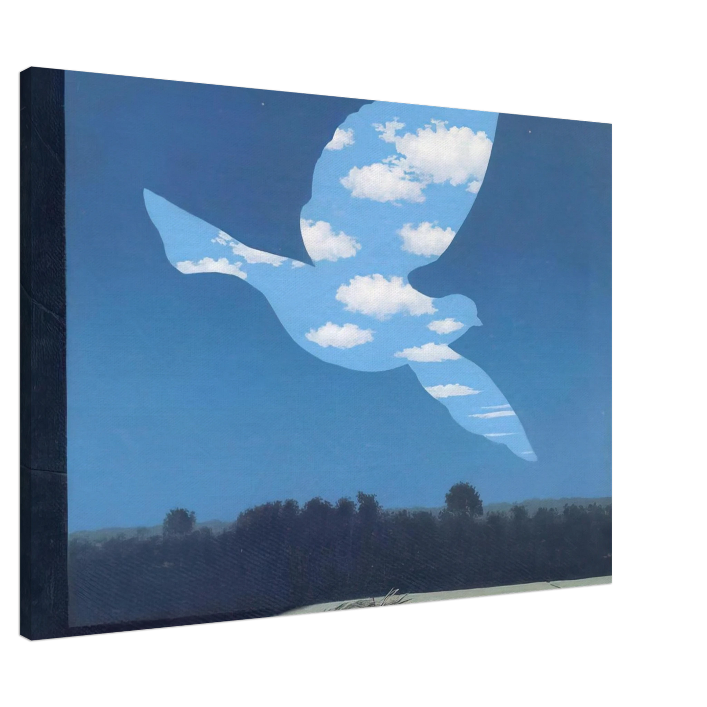 Rene Magritte - THE RETURN 1940 Canvas - 20x30 cm / 8x12 inches-canvas