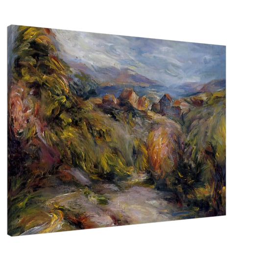 Pierre-Auguste Renoir - The Hills of Cagnes Canvas - 20x30 cm / 8x12 inches-canvas