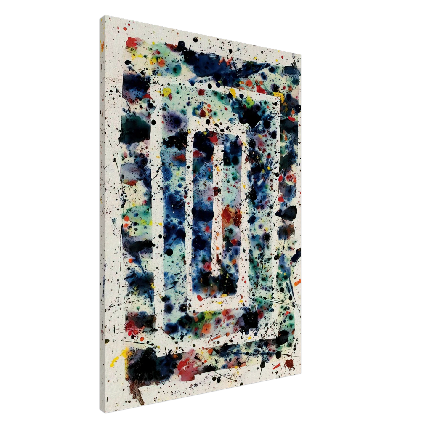 Sam Francis - Untitled  SF75-102  Canvas - 20x30 cm / 8x12 inches-canvas