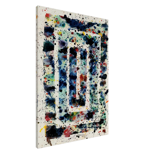 Sam Francis - Untitled  SF75-102  Canvas - 20x30 cm / 8x12 inches-canvas