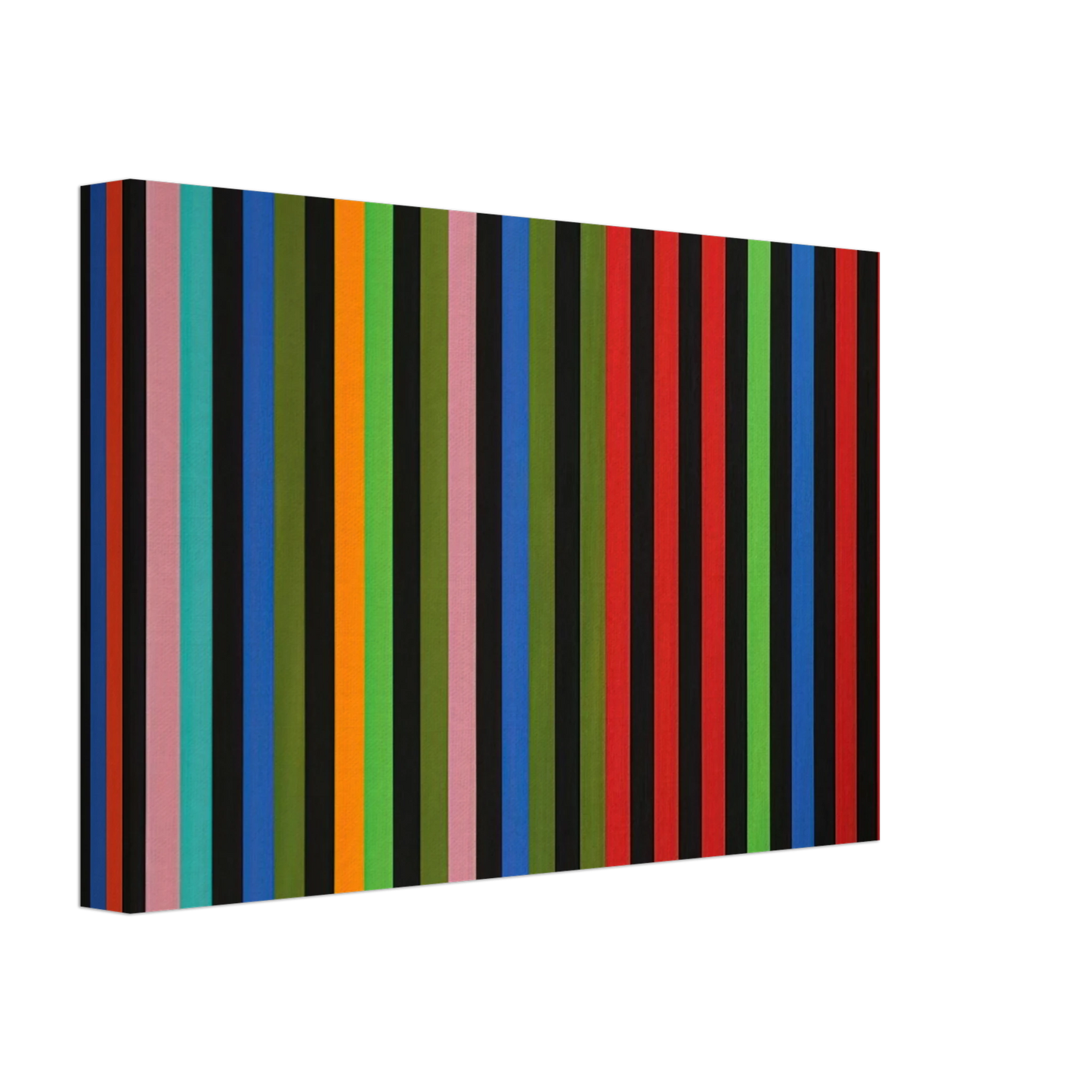 Gene Davis - Firebox - 1964 Canvas - 70x100 cm / 28x40 inches-canvas