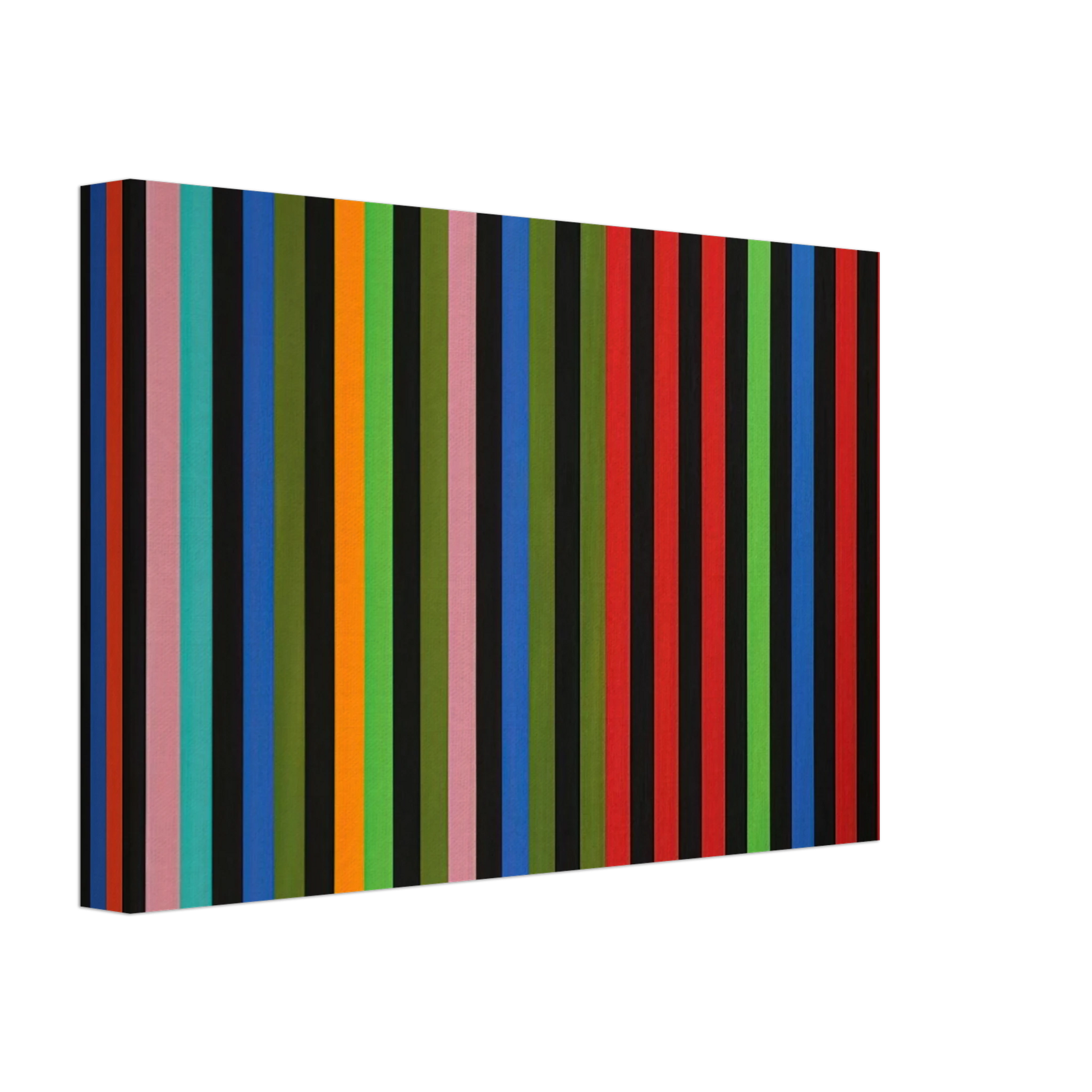 Gene Davis - Firebox - 1964 Canvas - 70x100 cm / 28x40 inches-canvas