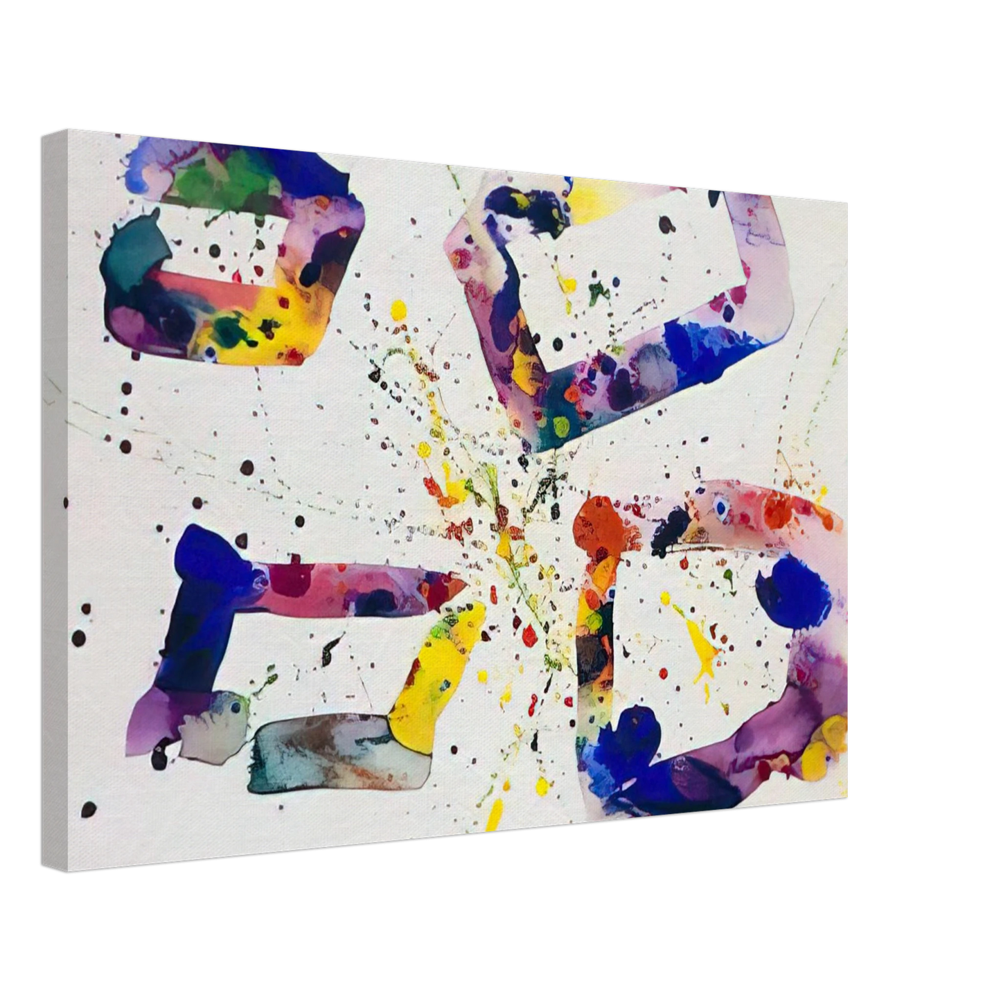 Sam Francis - Untitled  SF74-189  Canvas - 70x100 cm / 28x40 inches-canvas
