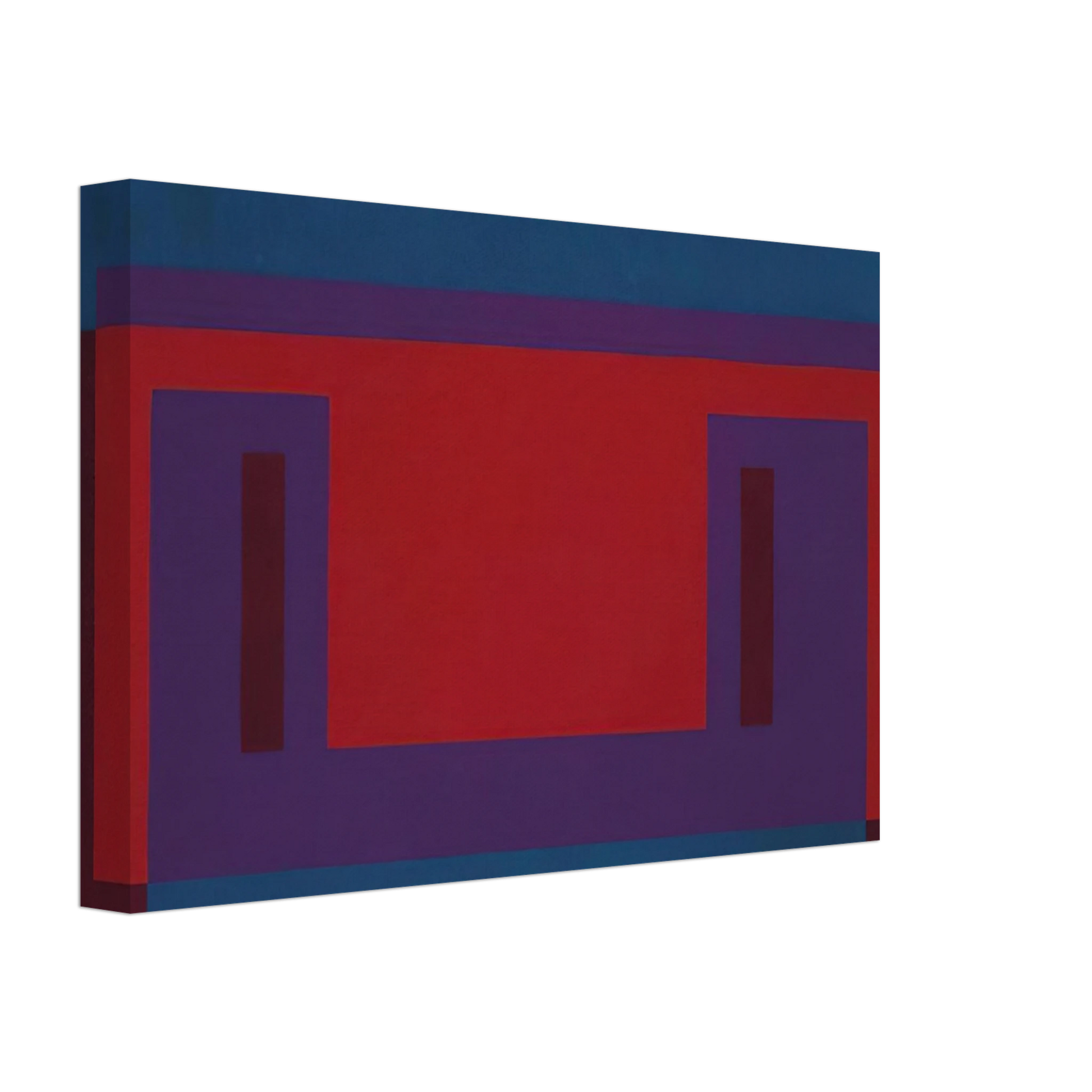 Josef Albers - RED WALL 1956 Canvas - 40x60 cm / 16x24 inches-canvas